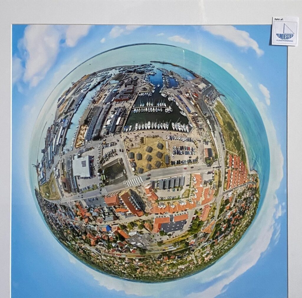 Hundested set fra luften – foto af Niels Hejnfelt